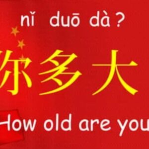 How old are you 你多大