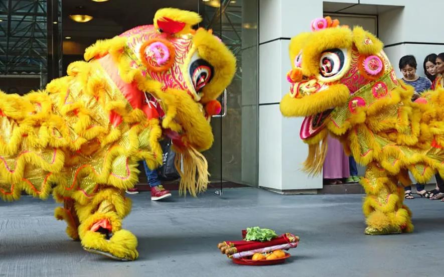 Chinese New Year lion dance
