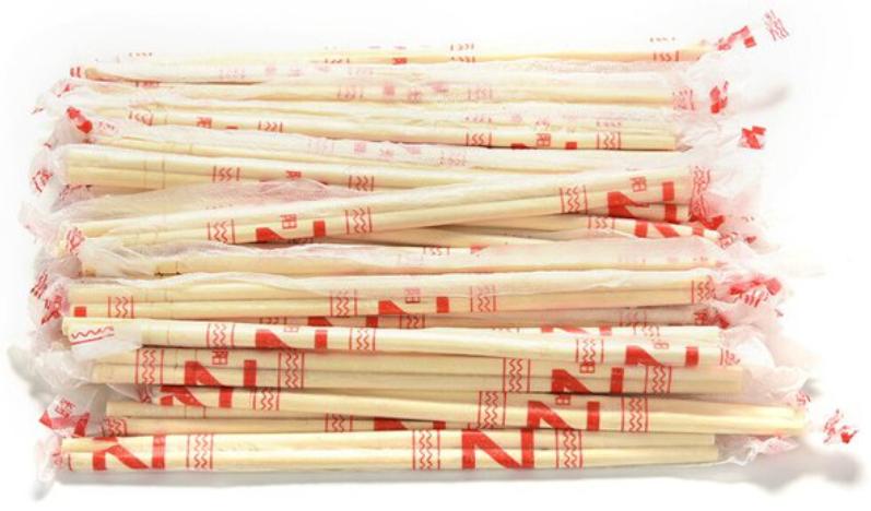 Disposable chopsticks and paper bowls may be unhygienic or contain toxins.