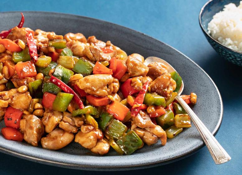 Kungpao chicken with peanuts