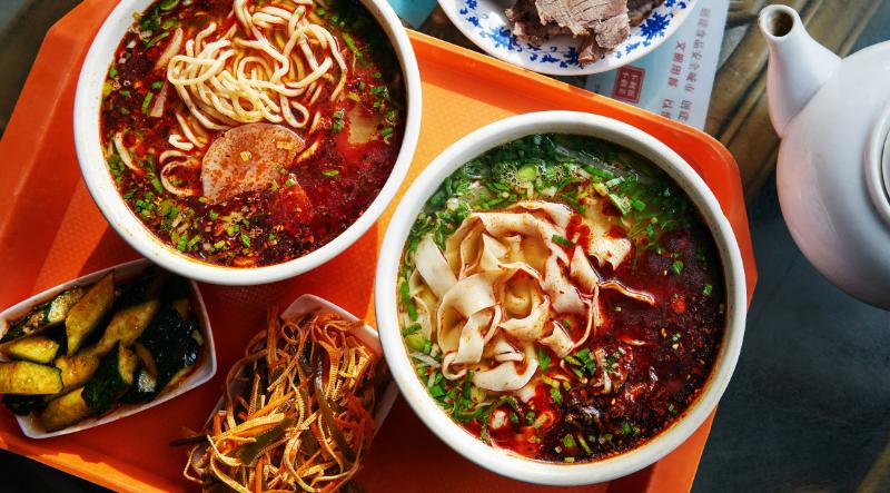 Lanzhou hand-pulled noodles with beef