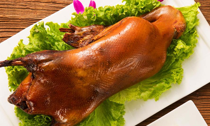 Peking roast duck — a famous Beijing dish