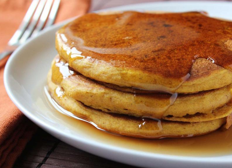 Pumpkin pancakes