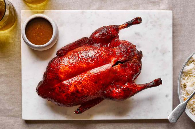 Roasted duck