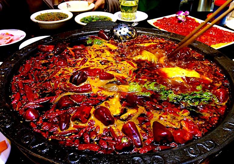 Sichuan hotpot