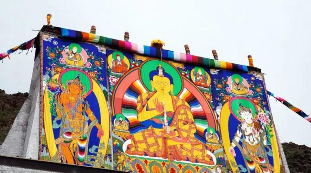 The Thangka Unveiling at Tashilhunpo