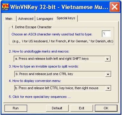 WinVNKey5 WinVNKey: Phần mềm viết chữ Hán Nôm Miễn phí