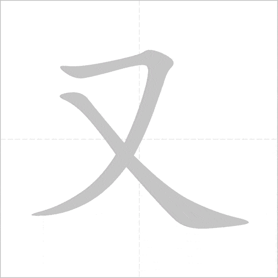 bo huu origin 1 Học bộ thủ tiếng Trung: Bộ Hựu 又 yòu
