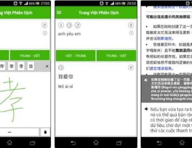 dich tieng trung 1 Top 10 Phần mềm DỊCH tiếng Trung trên Điện thoại