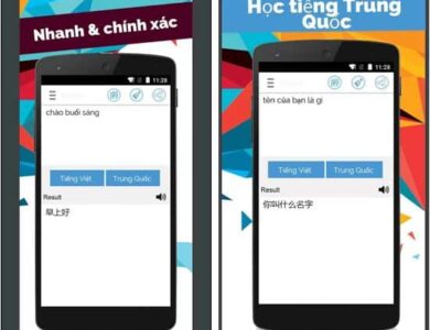 dich tieng trung 4 Bản dịch tiếng Trung Việt : App DỊCH văn bản hoặc lời Nói (Android)