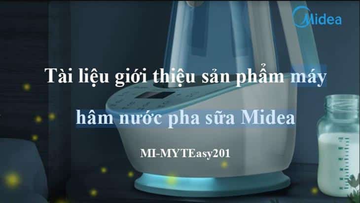 gioi thieu san pham Bản dịch Giới thiệu sản phẩm tiếng Trung máy hâm nước pha sữa Midea