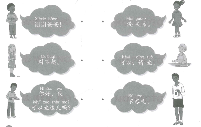 Bài 1: Lời giải và đáp án SBT YCT 2 - Mình có thể ngồi đây được không? 5 5 1
