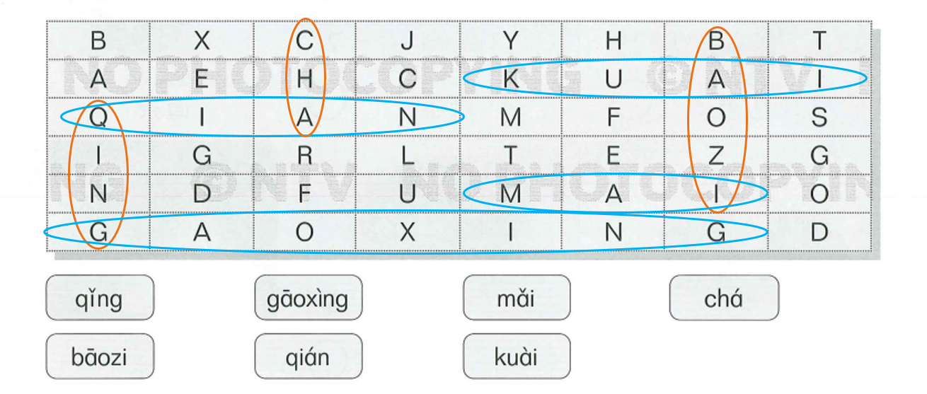 Bài 6: Lời giải và đáp án Sách bài tập Giáo trình Chuẩn YCT 2 3 BAi 6 SBT YCT2 anh 2.1