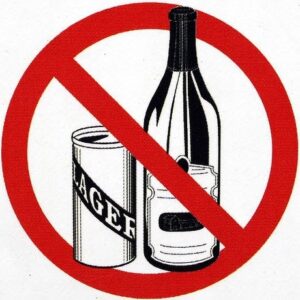 no alcohol