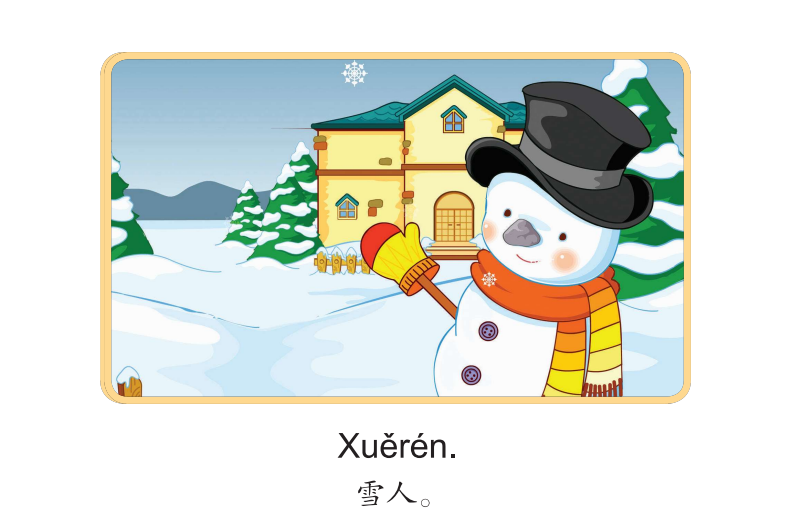 Bài 10 : Truyện tranh Single Stories Level 1 冬天 - Mùa đông 6 6 8